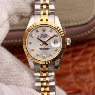 Rolex Lady Datejust 18K Gold Plated | UK Replica - 1:1 best edition replica watches store,high quality fake watches