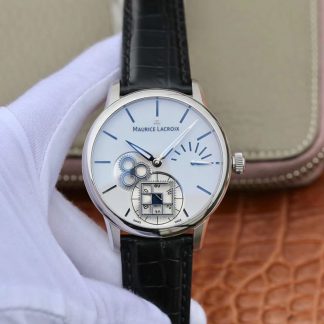 Replica Maurice Lacroix MP7158-SS001-301-1 White Dial | UK Replica - 1:1 best edition replica watches store,high quality fake watches