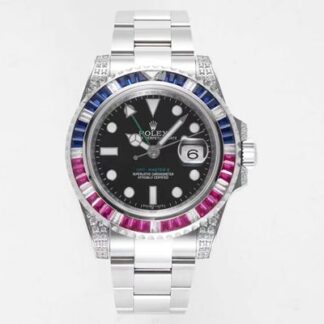Rolex 116759 SAru-78209 Black Dial | UK Replica - 1:1 best edition replica watches store, high quality fake watches
