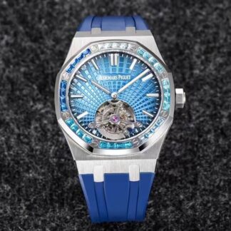 Audemars Piguet Royal Oak Blue Rubber Strap | UK Replica - 1:1 best edition replica watches store, high quality fake watches