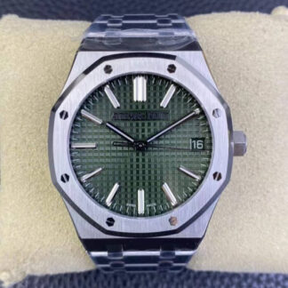 Audemars Piguet 15510ST.OO.1320ST.04 Green Dial | UK Replica - 1:1 best edition replica watches store, high quality fake watches