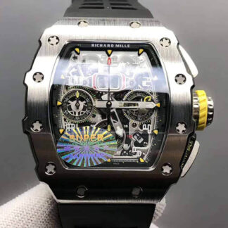 Richard Mille RM11-03 Titanium Case Rubber Strap | UK Replica - 1:1 best edition replica watches store, high quality fake watches