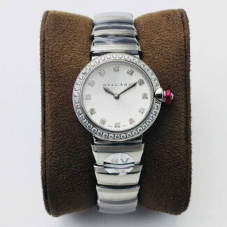 Bvlgari LVCEA Diamond-set White Dial | UK Replica - 1:1 best edition replica watches store, high quality fake watches